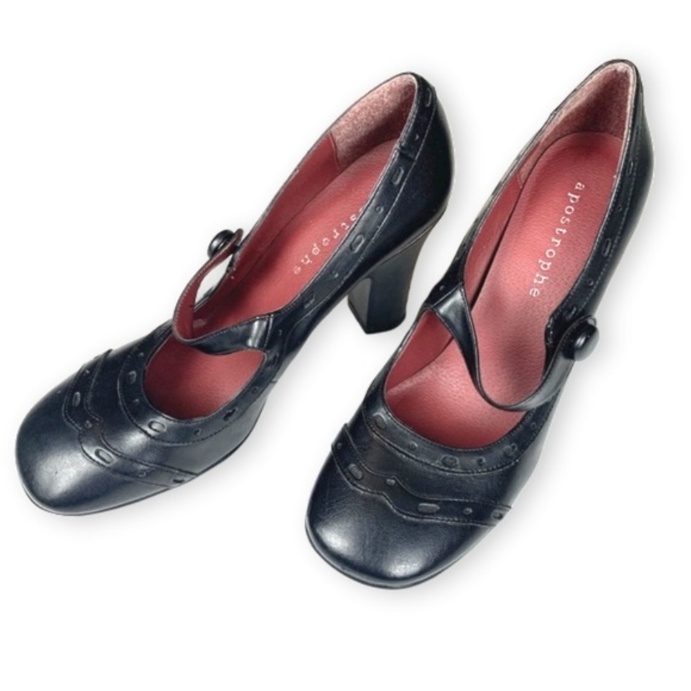 Apostrophe Billie Shoes Womens Black Shoes - 8.5 M